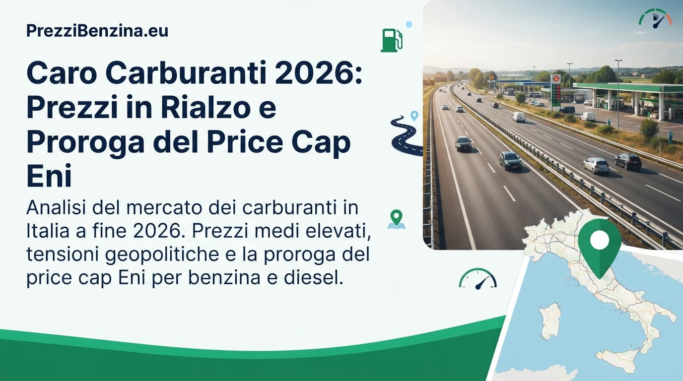 Caro Carburanti 2026: Prezzi in Rialzo e Proroga del Price Cap Eni