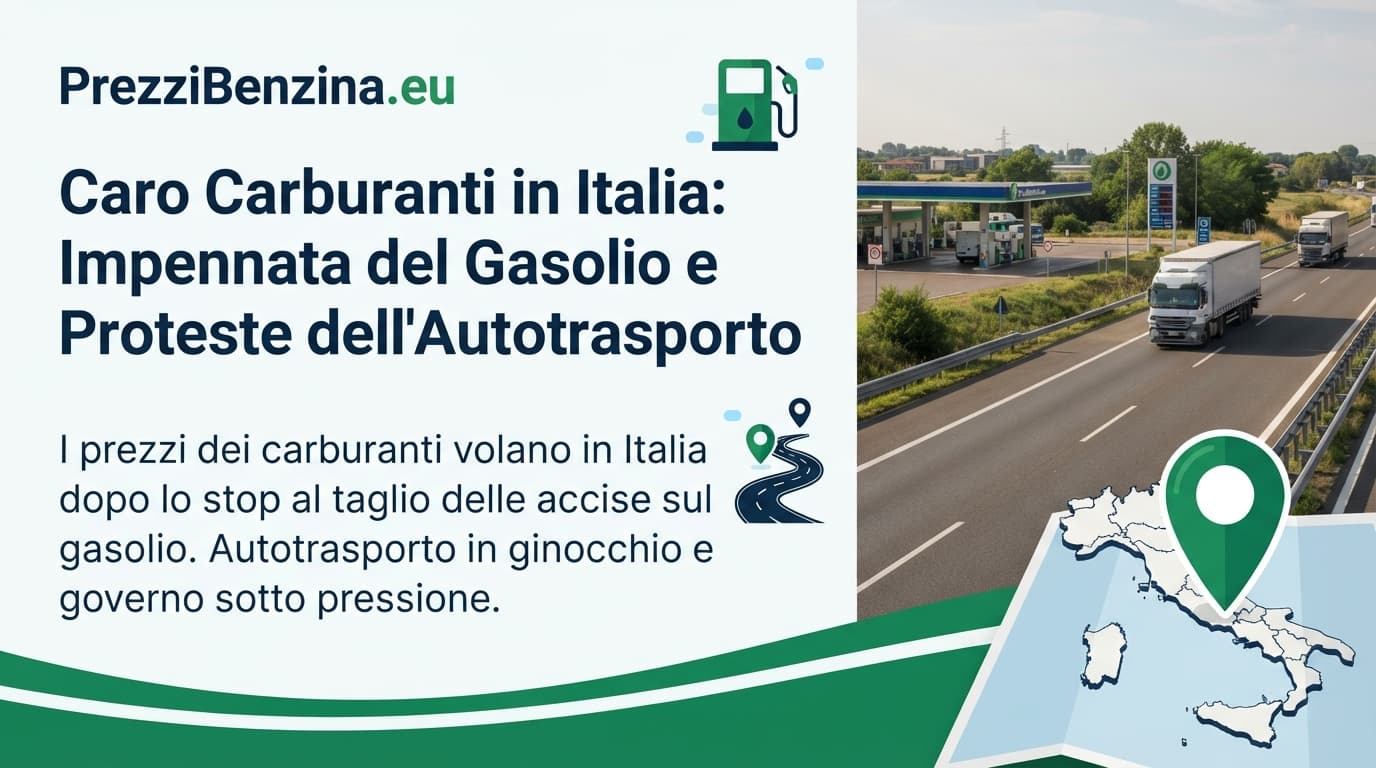 Caro Carburanti in Italia: Impennata del Gasolio e Proteste dell'Autotrasporto